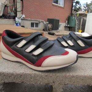 Clarks Vintage 3 Velcro Strap Leather Shoes